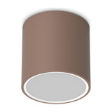 Techo Round Outdoor Ceiling Light 150mm - Coffee