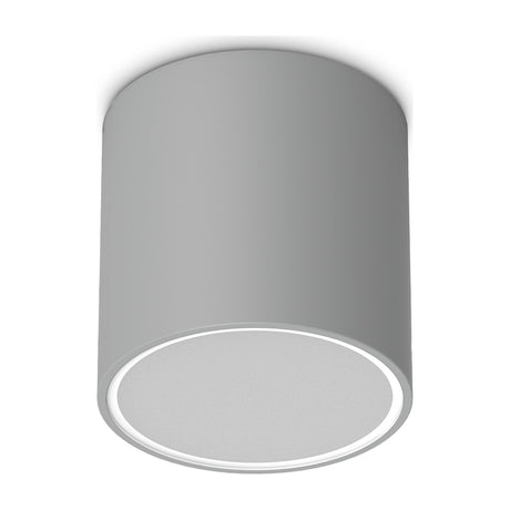 Techo Round Outdoor Ceiling Light 150mm - Grey