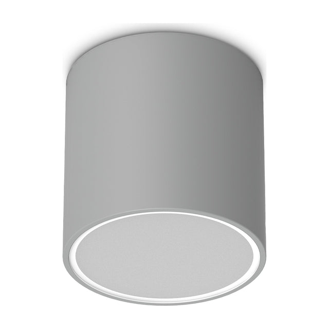 Techo Round Outdoor Ceiling Light 150mm - Grey
