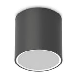 Techo Round Outdoor Ceiling Light 150mm - Black