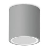 Techo Round Outdoor Ceiling Light 90mm - Grey