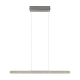 Helios LED Up Down Linear Pendant – Brushed Aluminium