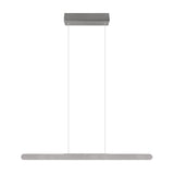 Helios LED Up Down Linear Pendant – Brushed Aluminium