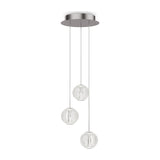 Diamond Pendant Light 250mm - Chrome (3 Light)