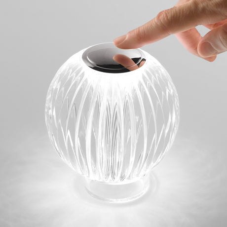 Diamond Table Lamp - Clear in situ