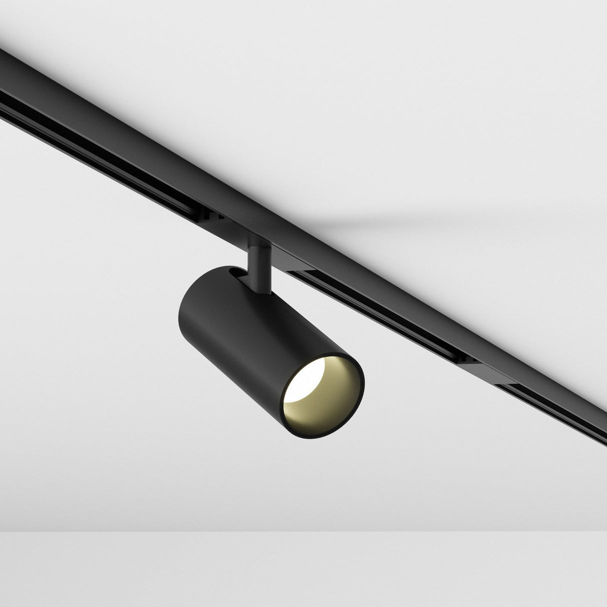 Stick Track Spotlight 7W 3000K - Black in situ