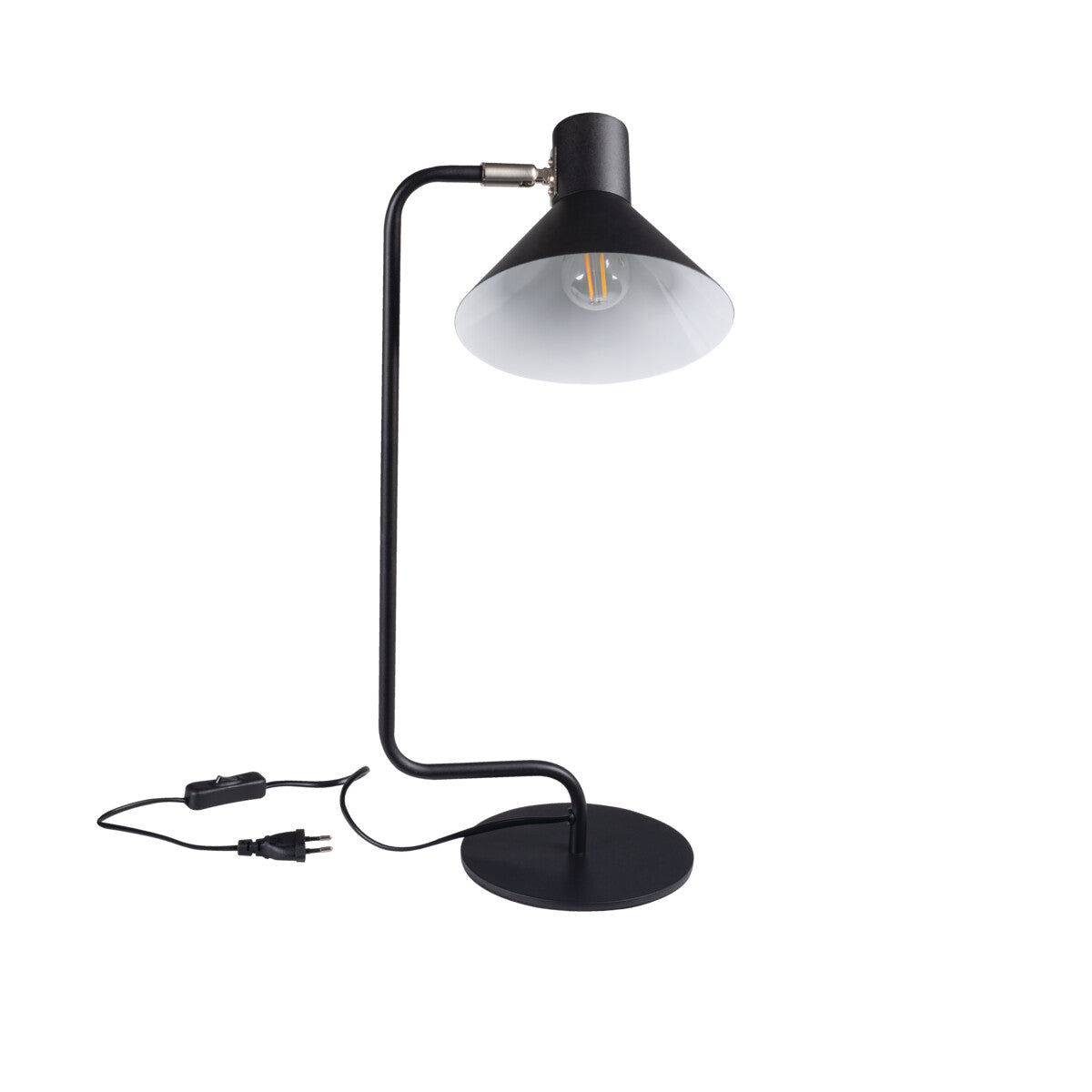 Nedia 10W E14 Desk Lamp - Black