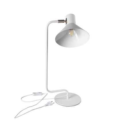 Nedia 10W E14 Desk Lamp - White