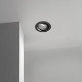 Quark Adjustable Recessed Downlight 9W - White in situ