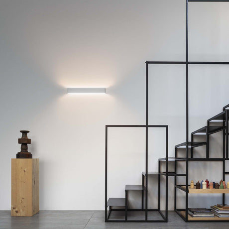 Delta Wall Light 300mm 4000K - Black in situ
