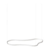 Waves Round Pendant Light 1556mm - White