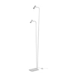 Ginger Floor Lamp 2 Light - White