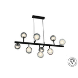 Altais 9 Light Linear Suspension - Black