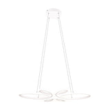 Fly LED Spiral Chandelier – Matt White