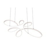 Fly LED Spiral Chandelier – Matt White