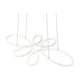 Fly LED Spiral Chandelier – Matt White