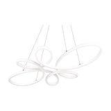 Fly LED Spiral Chandelier – Matt White