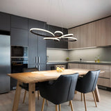 Fly LED Tube Chandelier – Matt Black