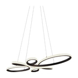 Fly LED Tube Chandelier – Matt Black