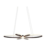 Fly LED Tube Chandelier – Matt Black