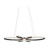 Fly LED Tube Chandelier – Matt Black
