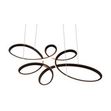 Fly LED Tube Chandelier – Matt Black