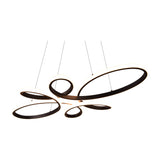 Fly LED Tube Chandelier – Matt Black