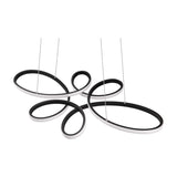 Fly LED Tube Chandelier – Matt Black