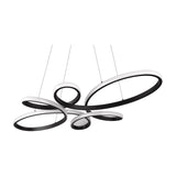 Fly LED Tube Chandelier – Matt Black