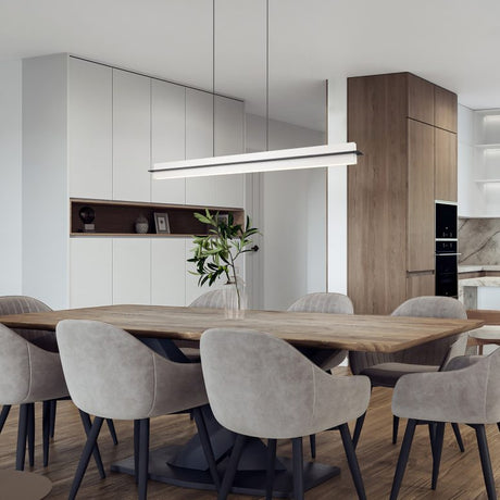 Emerson LED Linear Pendant – Warm Grey