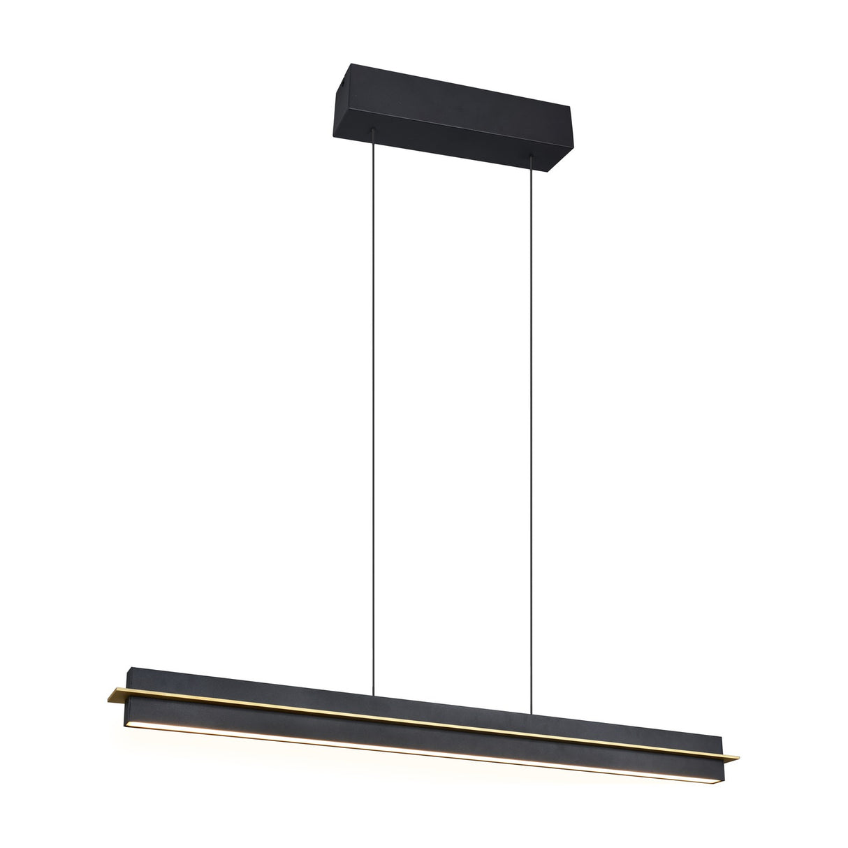 Emerson LED Linear Pendant – Matt Black