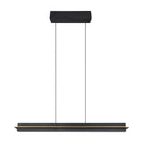 Emerson LED Linear Pendant – Matt Black