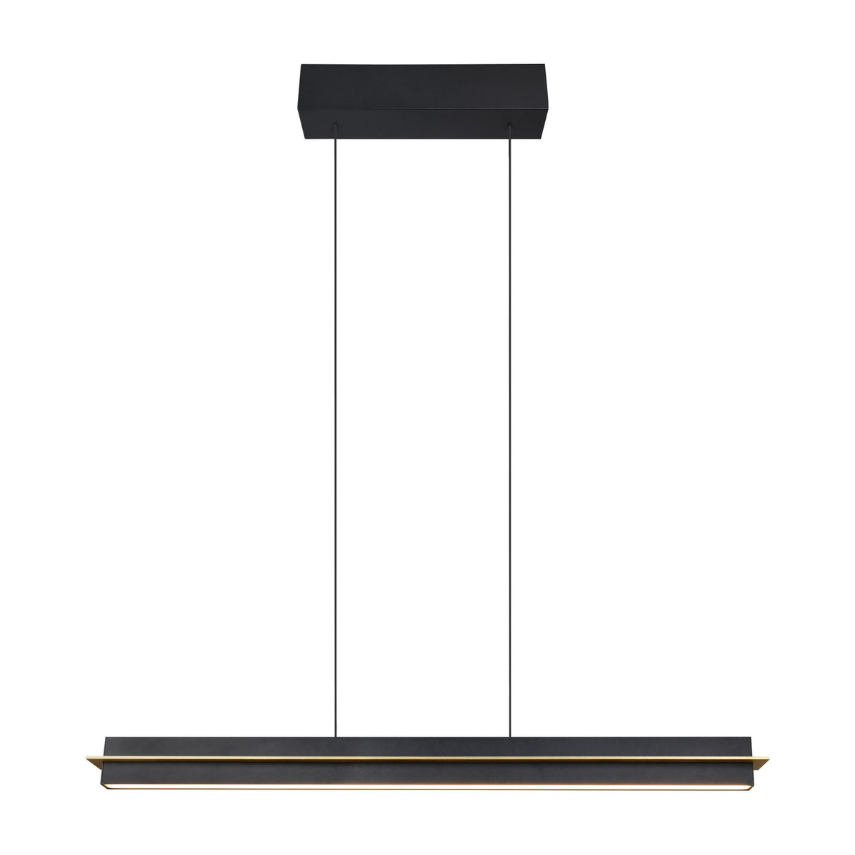 Emerson LED Linear Pendant – Matt Black