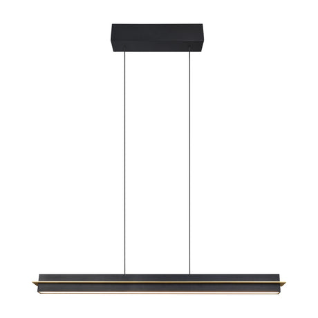 Emerson LED Linear Pendant – Matt Black