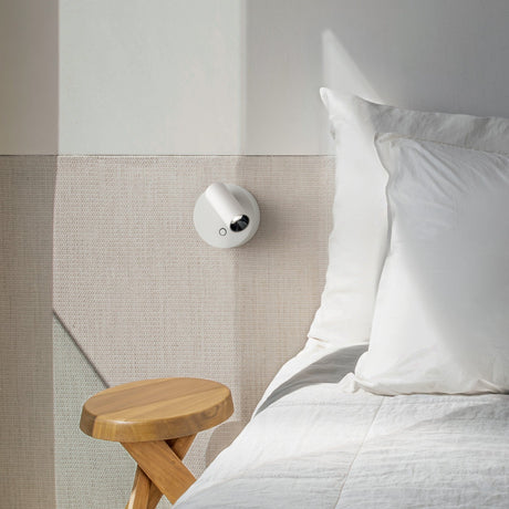 Elf Wall Light - Black & Gold in situ