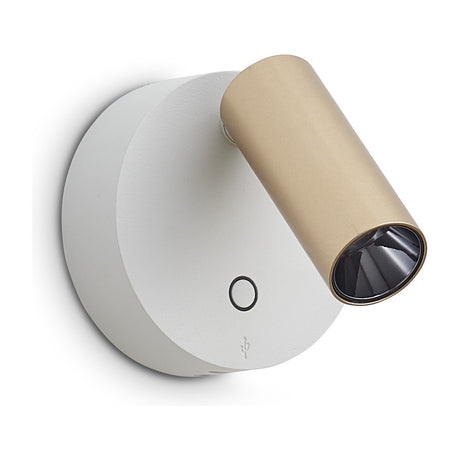 Elf Wall Light - White & Gold