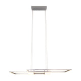 Albany 2 Light LED Up Down Chandelier – Satin Nickel