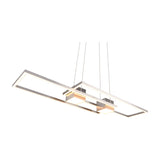 Albany 2 Light LED Up Down Chandelier – Satin Nickel