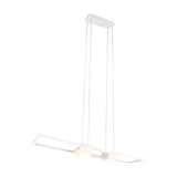 Albany 2 Light LED Up Down Chandelier – Matt White