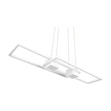 Albany 2 Light LED Up Down Chandelier – Matt White