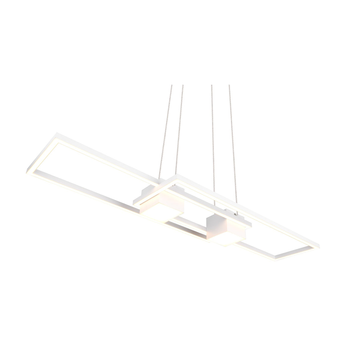Albany 2 Light LED Up Down Chandelier – Matt White