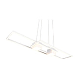 Albany 2 Light LED Up Down Chandelier – Matt White