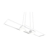 Albany 2 Light LED Up Down Chandelier – Matt White