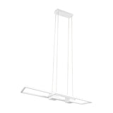 Albany 2 Light LED Up Down Chandelier – Matt White