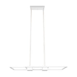 Albany 2 Light LED Up Down Chandelier – Matt White