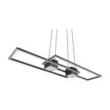 Albany 2 Light LED Up Down Chandelier – Matt Black