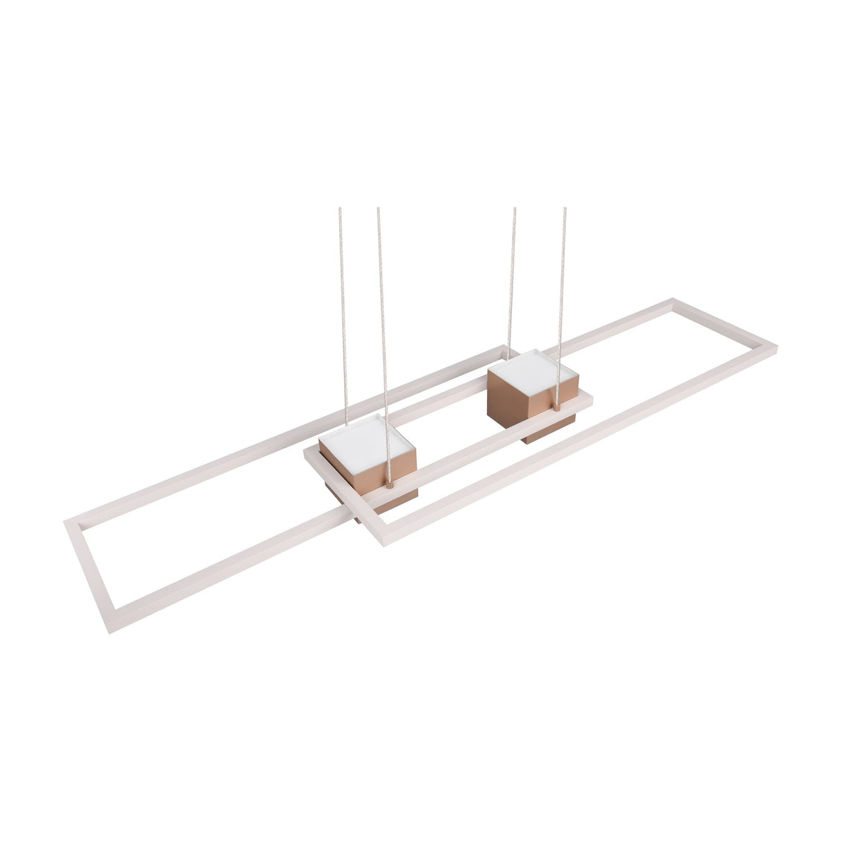 Albany 2 Light LED Up Down Ring Chandelier – Coffee