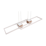 Albany 2 Light LED Up Down Ring Chandelier – Coffee