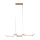 Albany 2 Light LED Up Down Ring Chandelier – Coffee