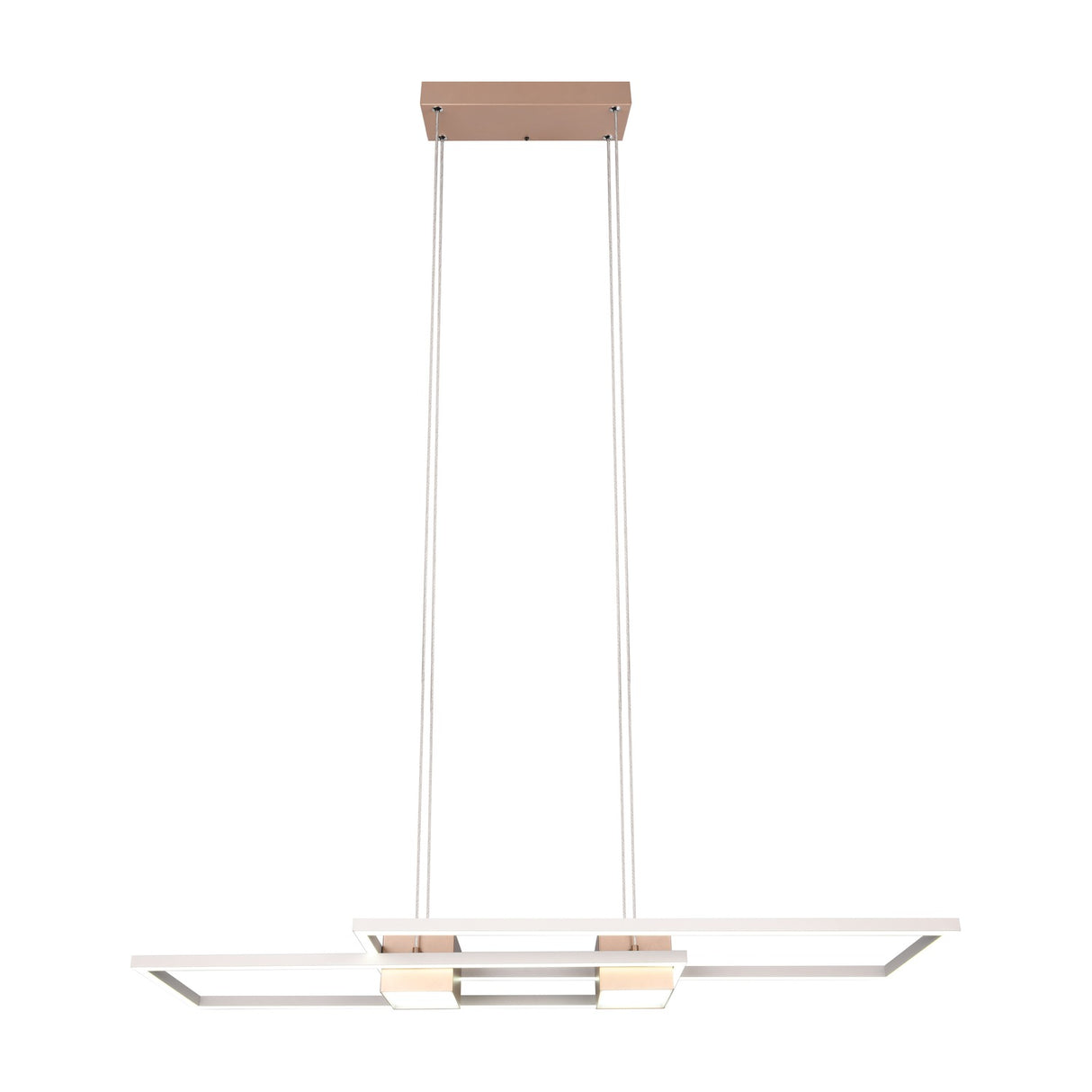 Albany 2 Light LED Up Down Ring Chandelier – Coffee